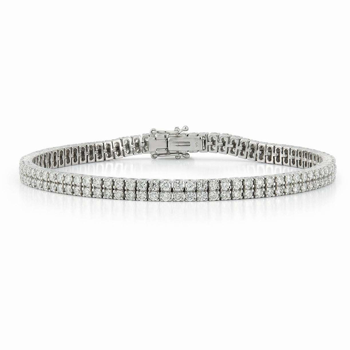 Double Diamond Tennis Bracelet