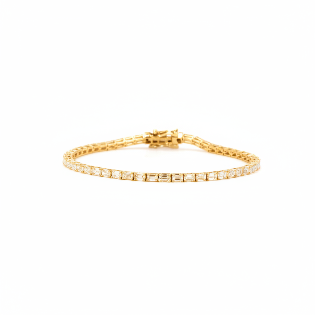 Skinny Baguette Lab Diamond Bracelet
