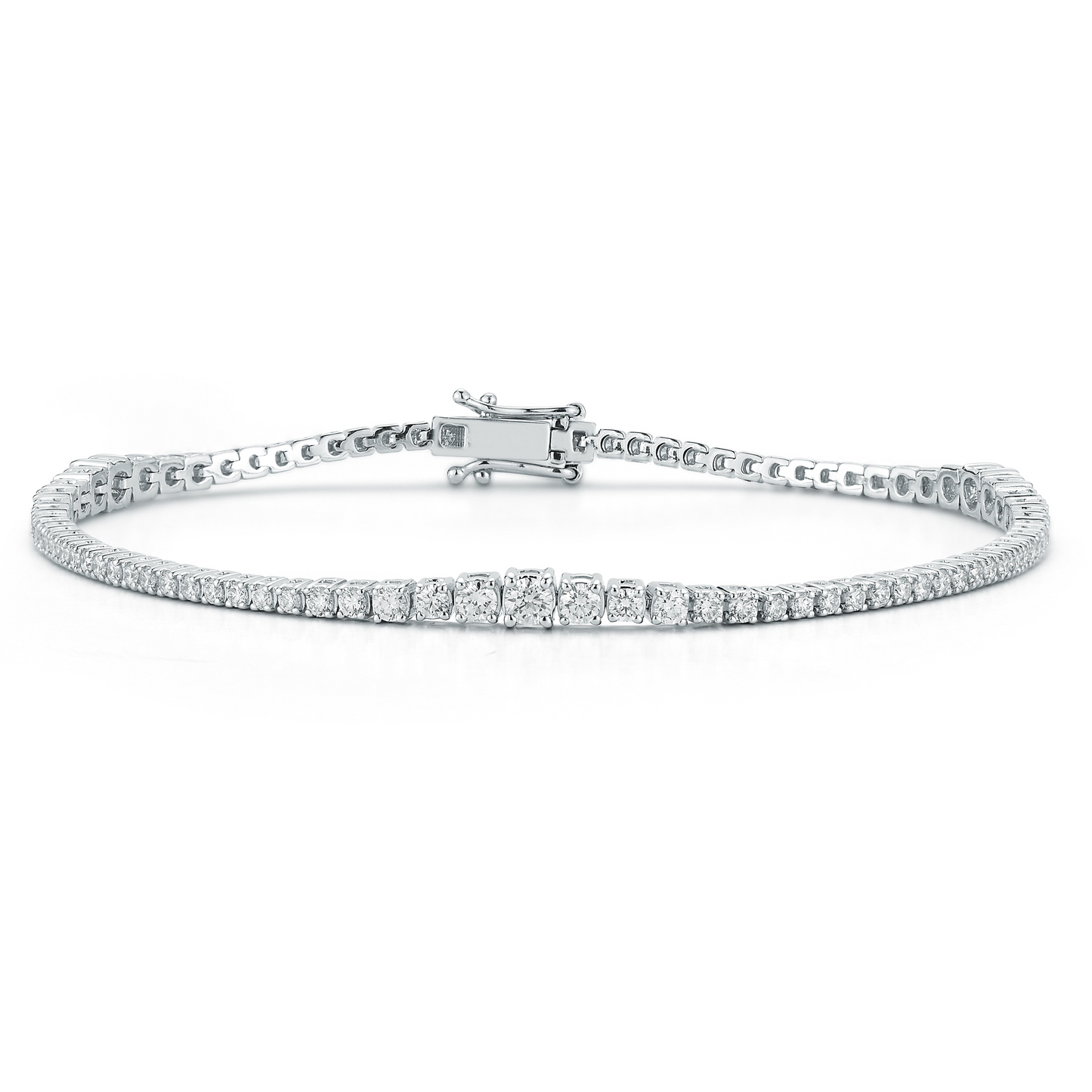 Diamond Graduating Tennis Bracelet