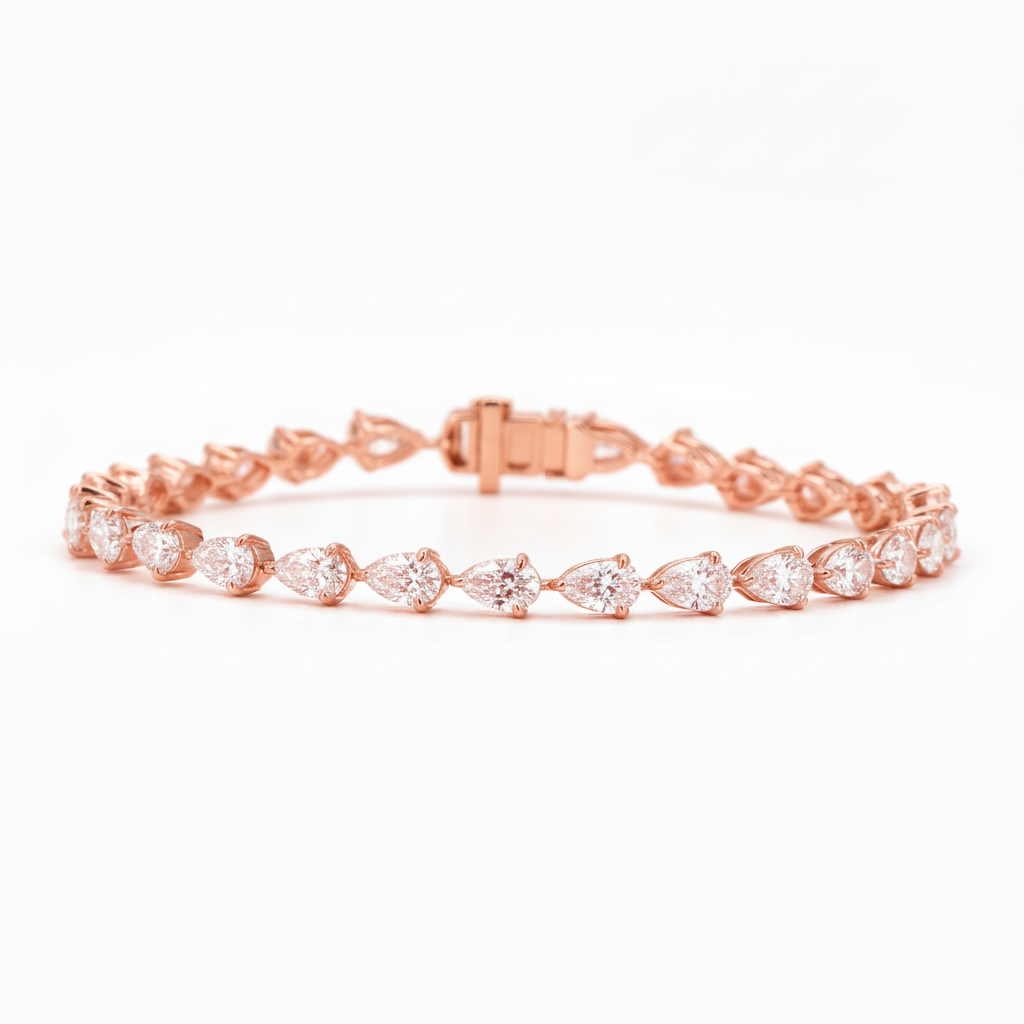 Pear EW Lab Diamond Bracelet