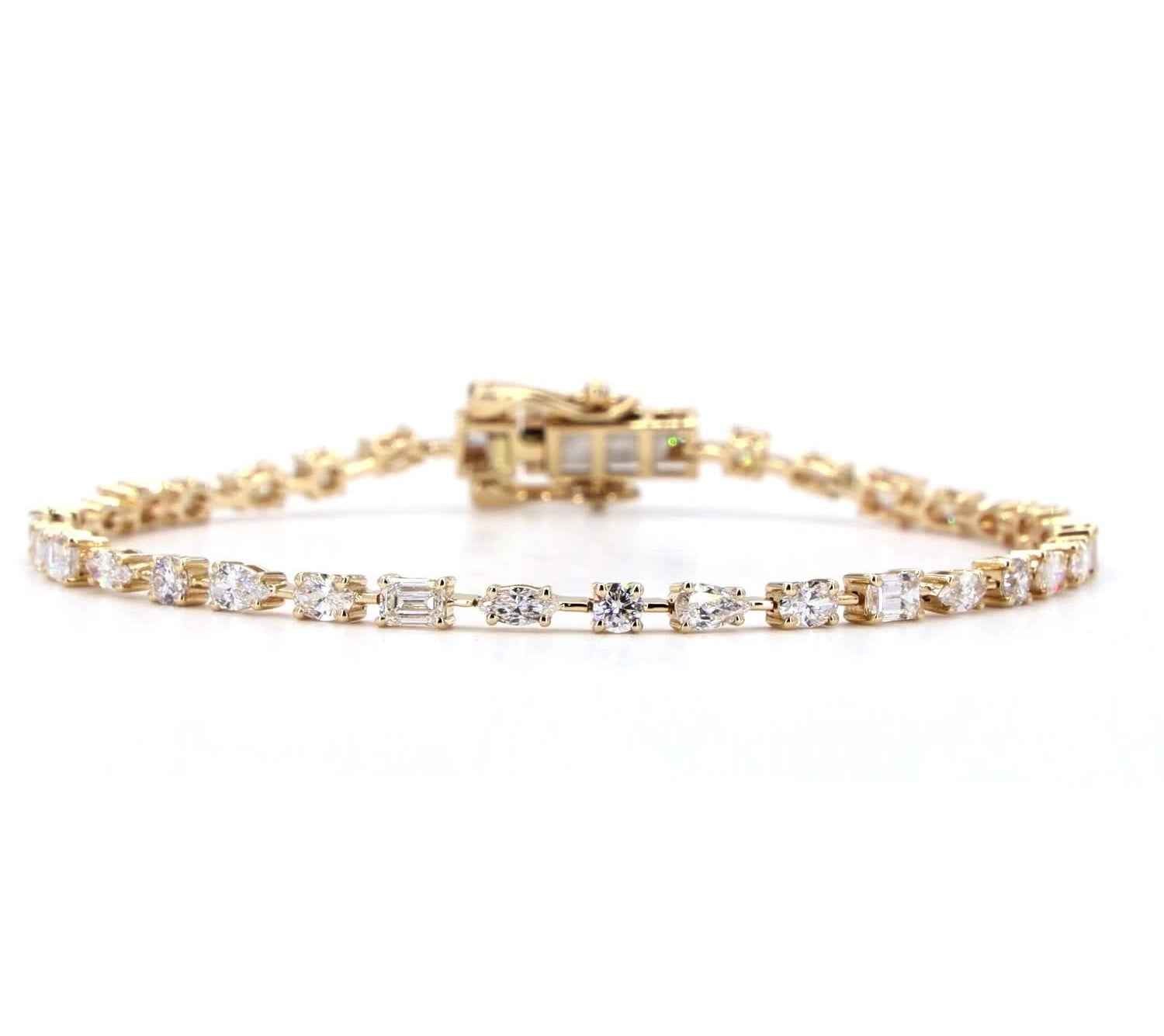 Fancy Shape Lab Diamond Bracelet