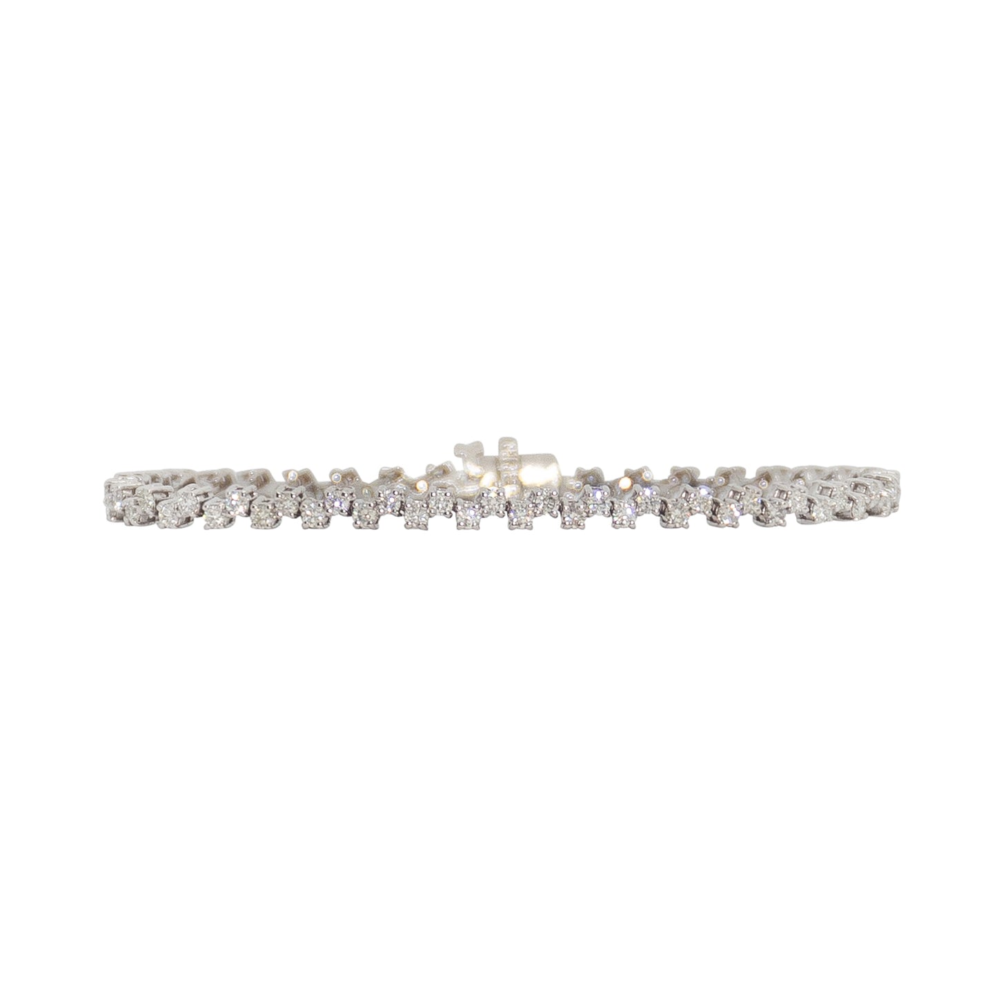 Zig-Zag Diamond Bracelet - TENNIS CLUB