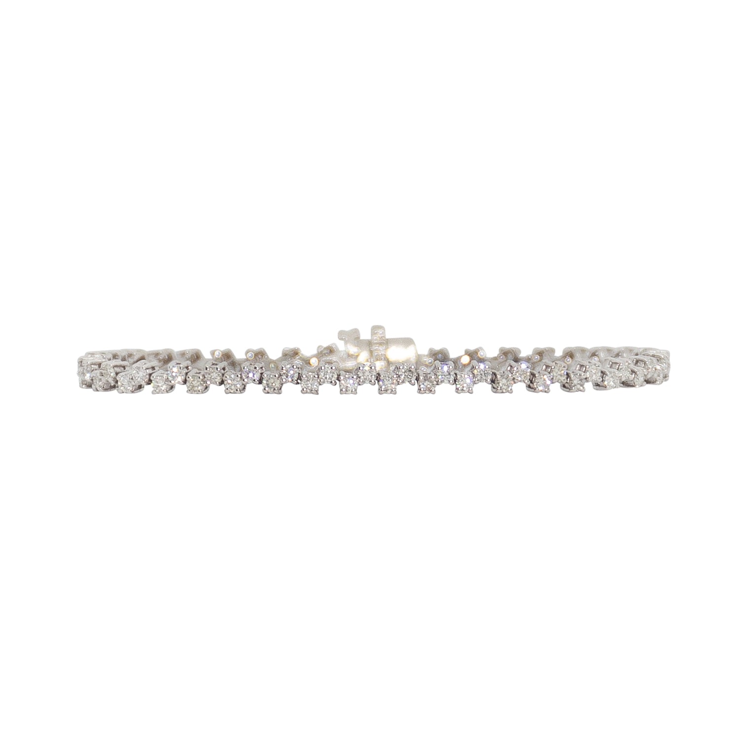 Zig-Zag Diamond Bracelet - TENNIS CLUB