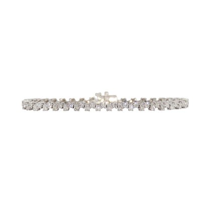 Zig-Zag Diamond Bracelet - TENNIS CLUB