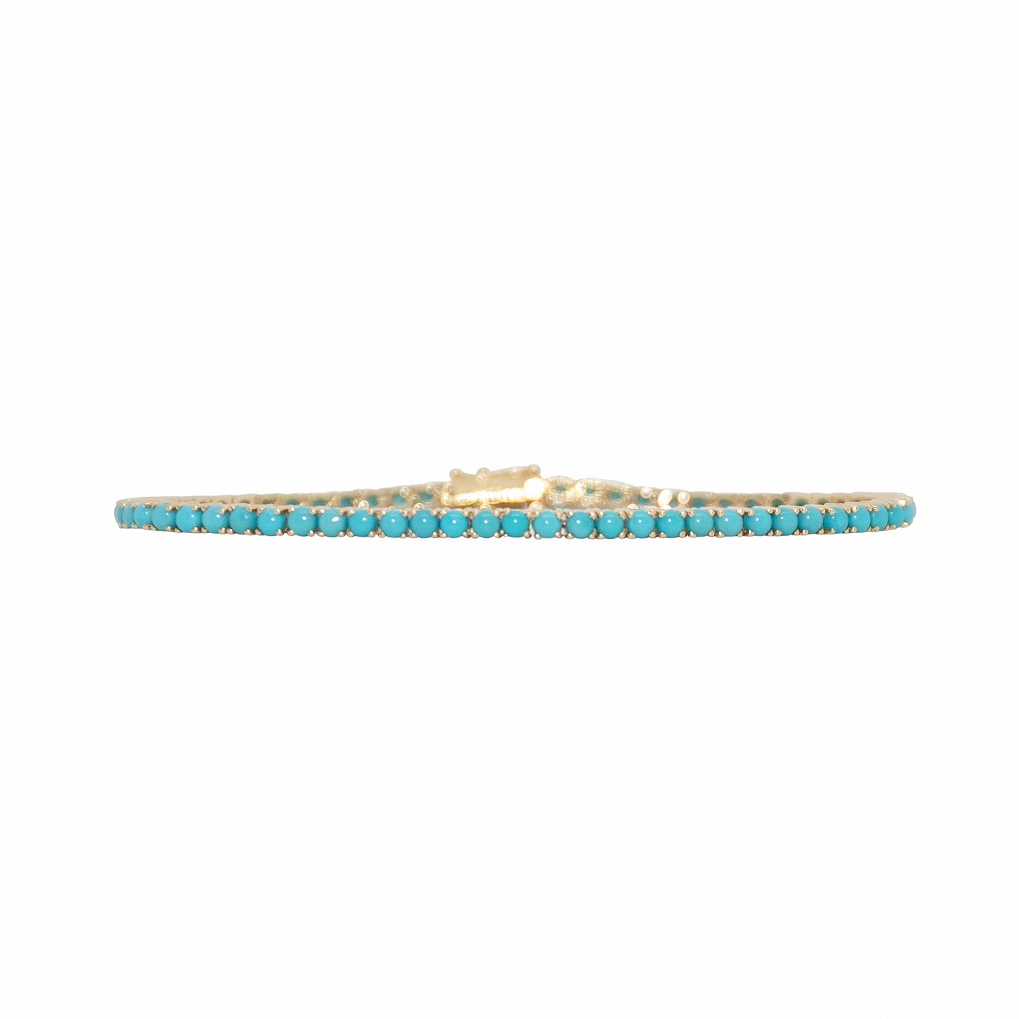 Turquoise Cabachon Bracelet - TENNIS CLUB
