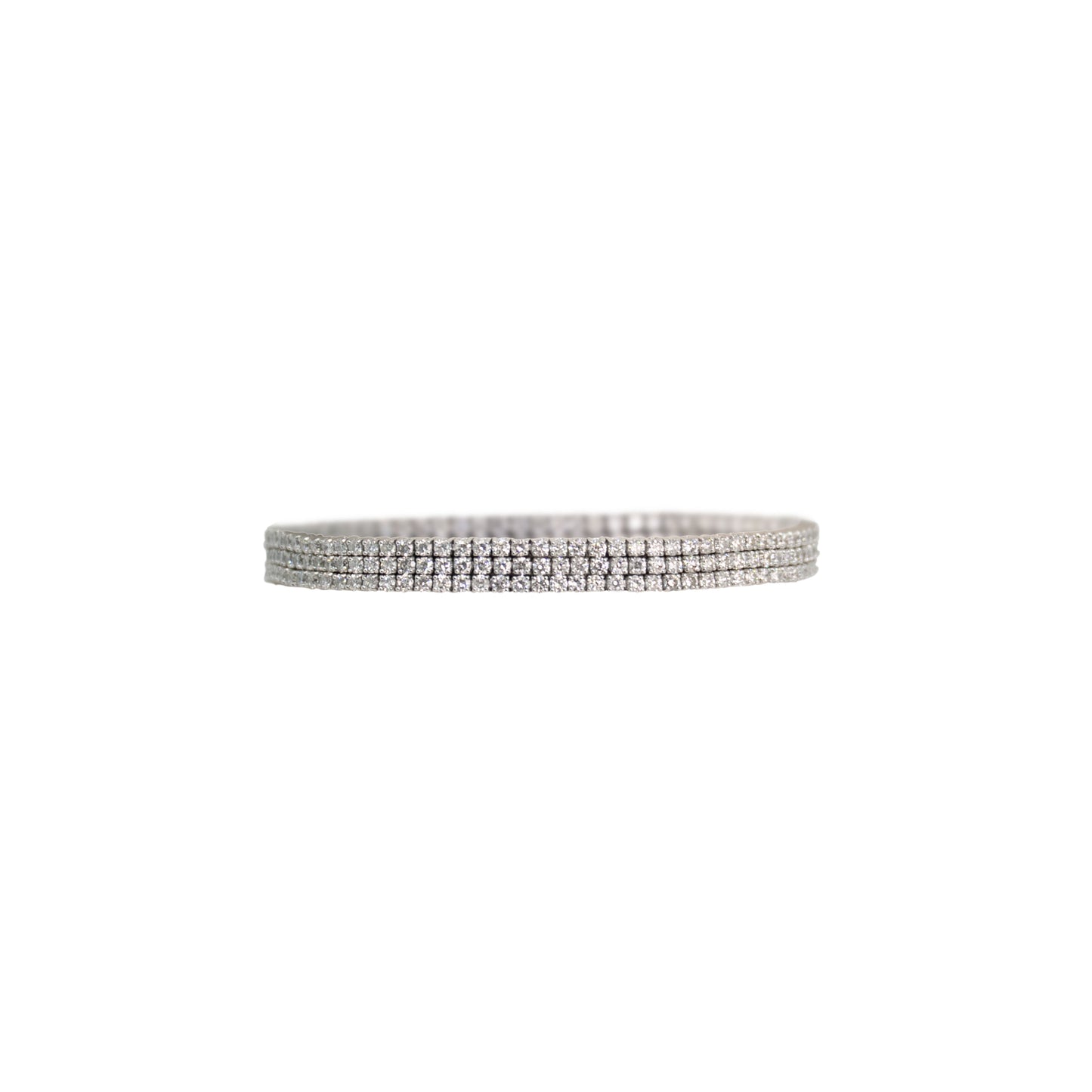 Diamond Triple Row Tennis Bracelet - TENNIS CLUB