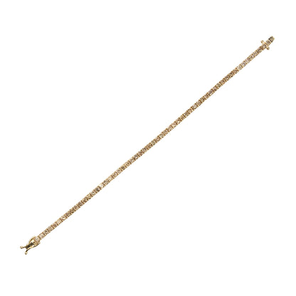 Fancy Champagne Fizz Diamonds Bracelet - TENNIS CLUB
