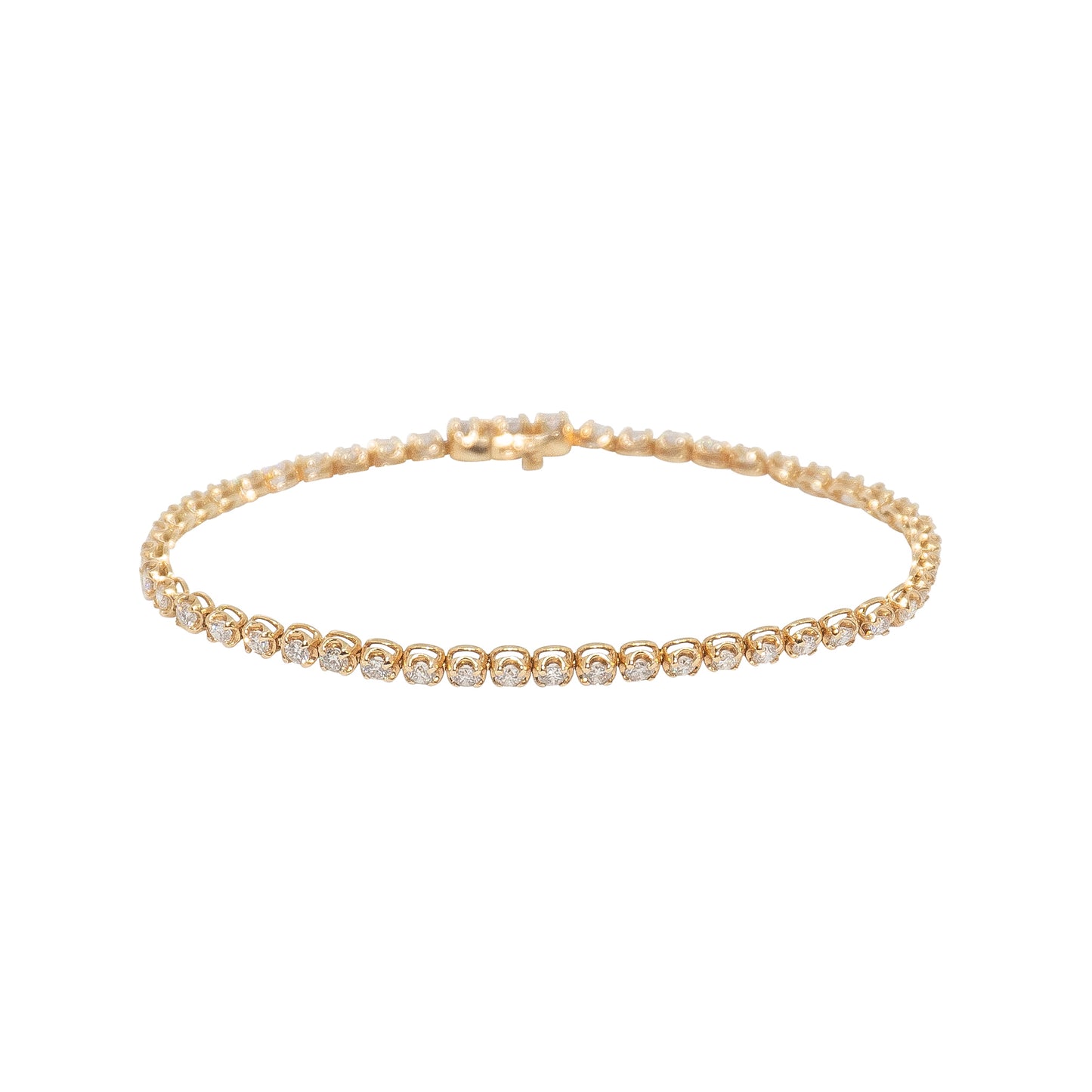 Diamond Buttercup Tennis Bracelet - TENNIS CLUB