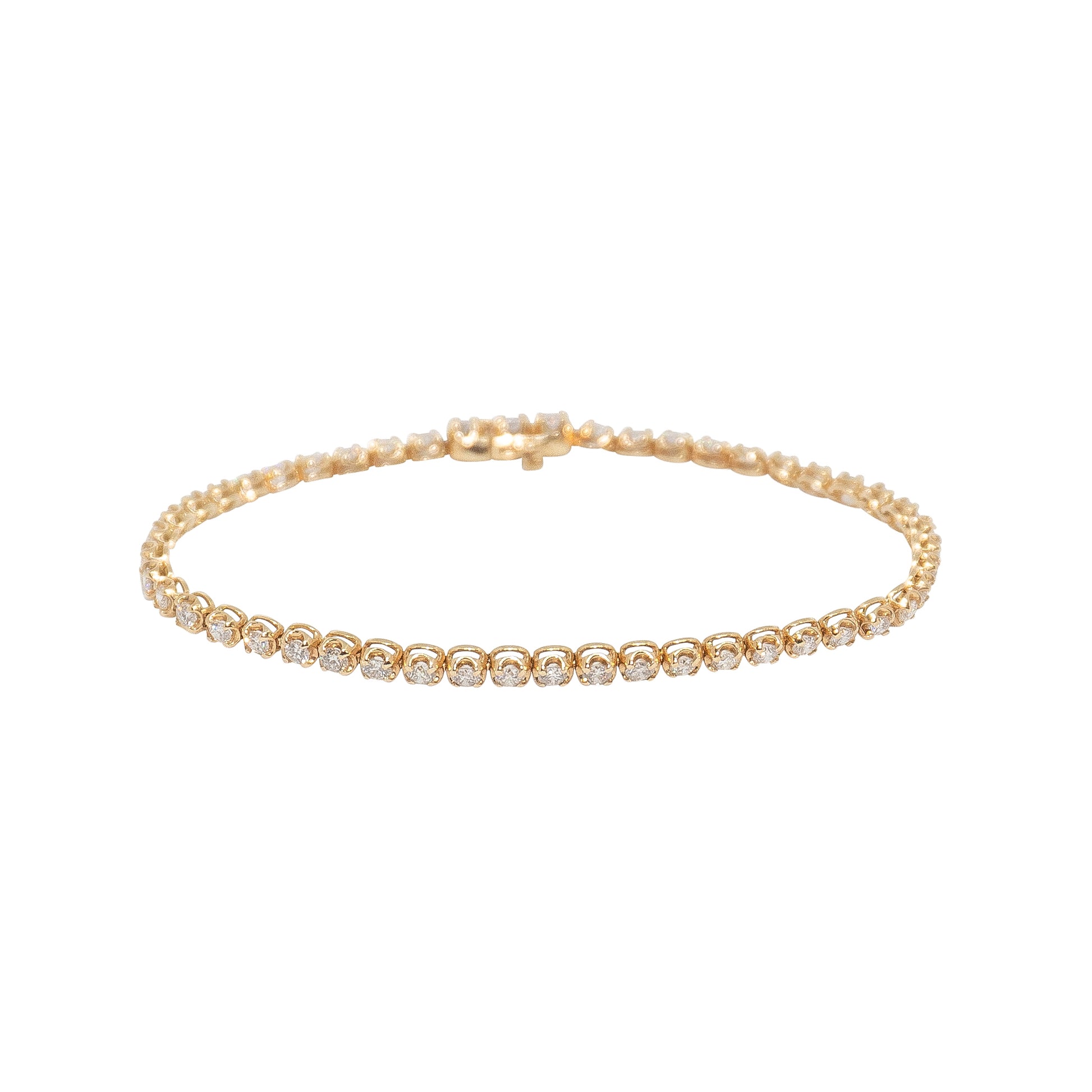 Diamond Buttercup Tennis Bracelet - TENNIS CLUB