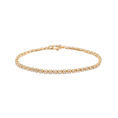 Diamond Buttercup Tennis Bracelet - TENNIS CLUB
