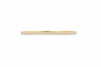 Bezel Set Diamond Flexible Tennis Bracelet - TENNIS CLUB