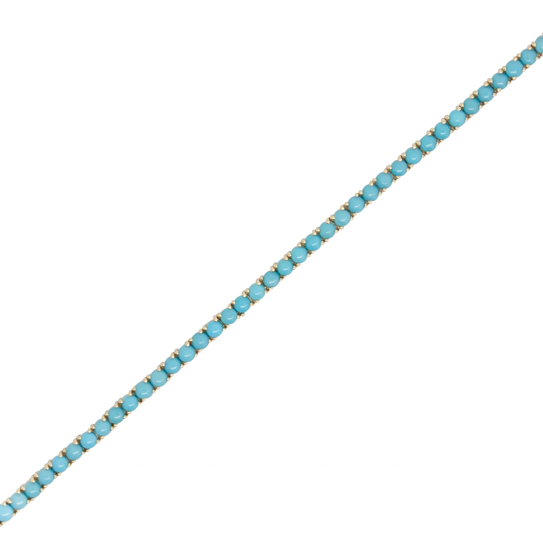 Turquoise Cabachon Bracelet - TENNIS CLUB