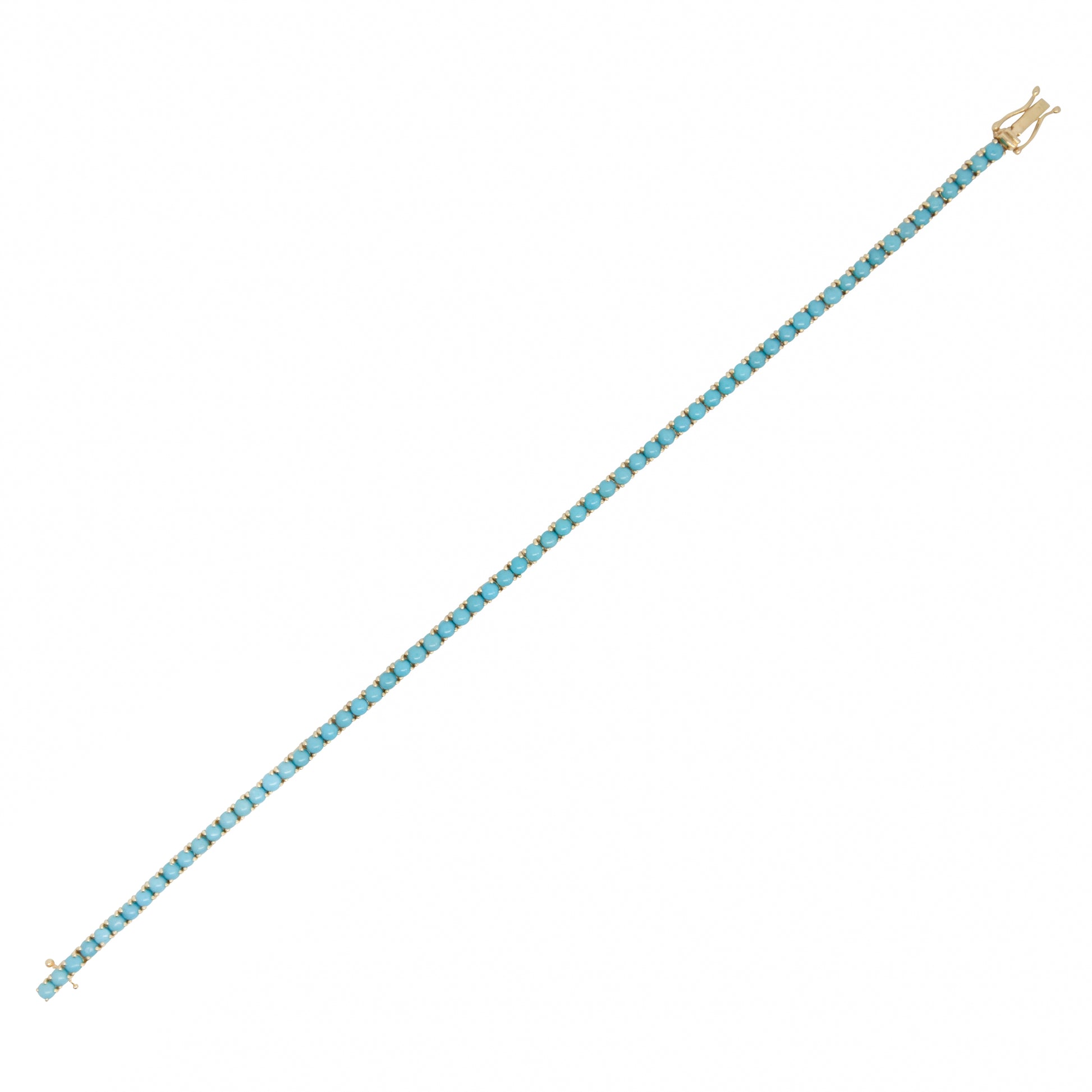 Turquoise Cabachon Bracelet - TENNIS CLUB