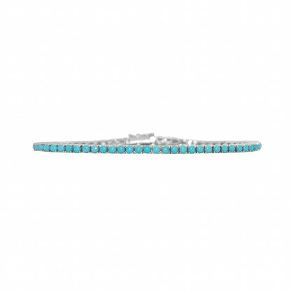 Turquoise Cabachon Bracelet - TENNIS CLUB