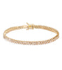 Diamond Baguette Chevron Bracelet