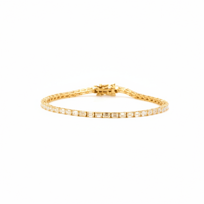 Skinny Baguette Lab Diamond Bracelet