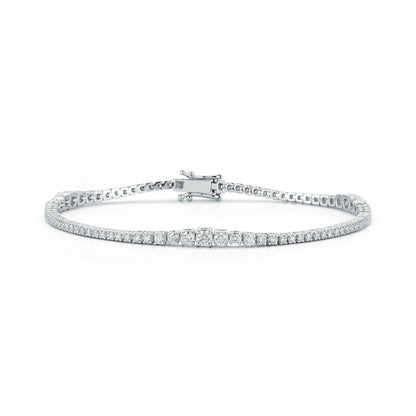 Diamond Graduating Tennis Bracelet