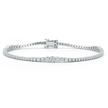 Diamond Graduating Tennis Bracelet