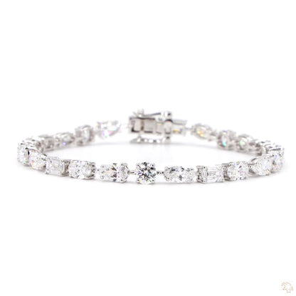 Fancy Shape Lab Diamond Bracelet - TENNIS CLUB