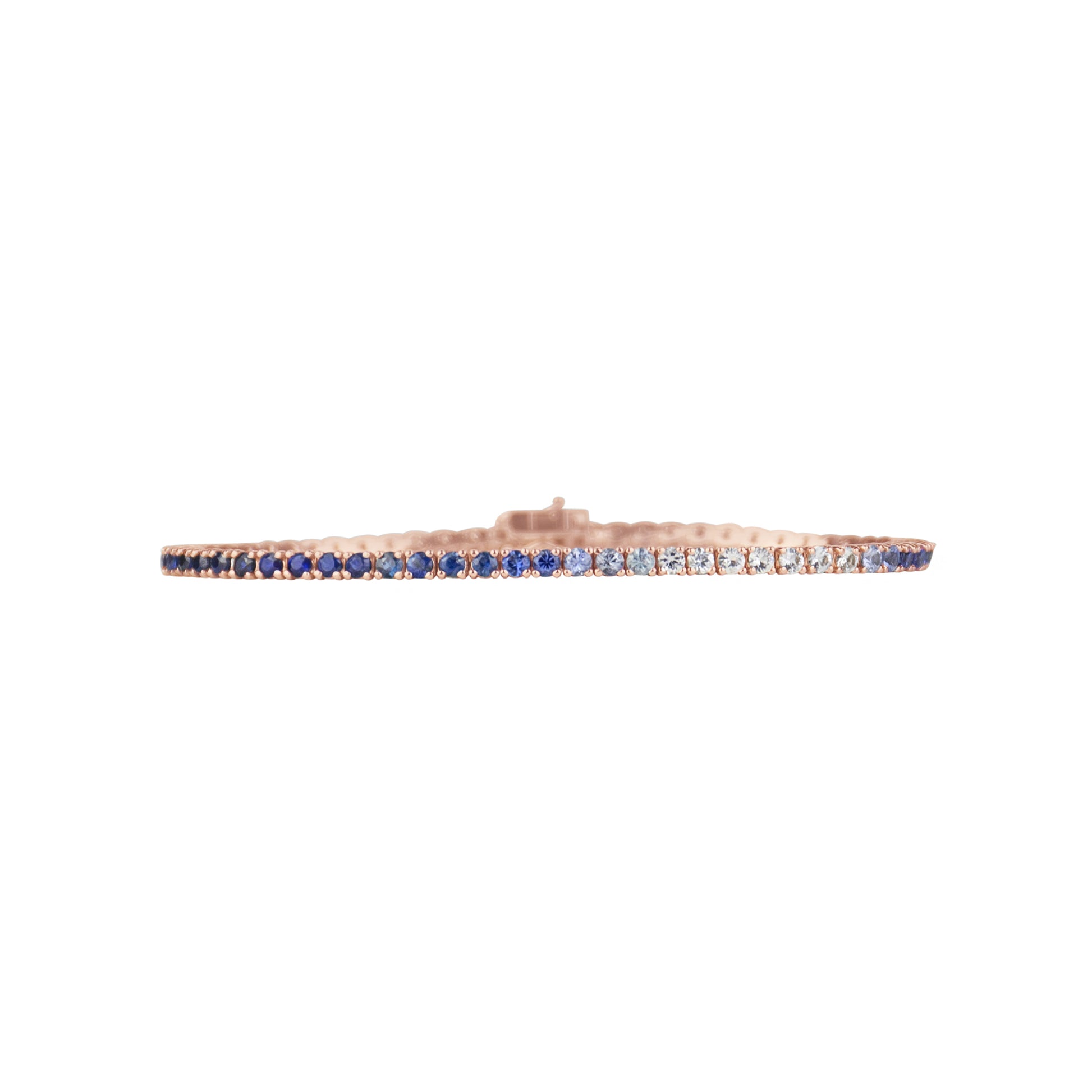 Blue Ombré Sapphires Bracelet - TENNIS CLUB