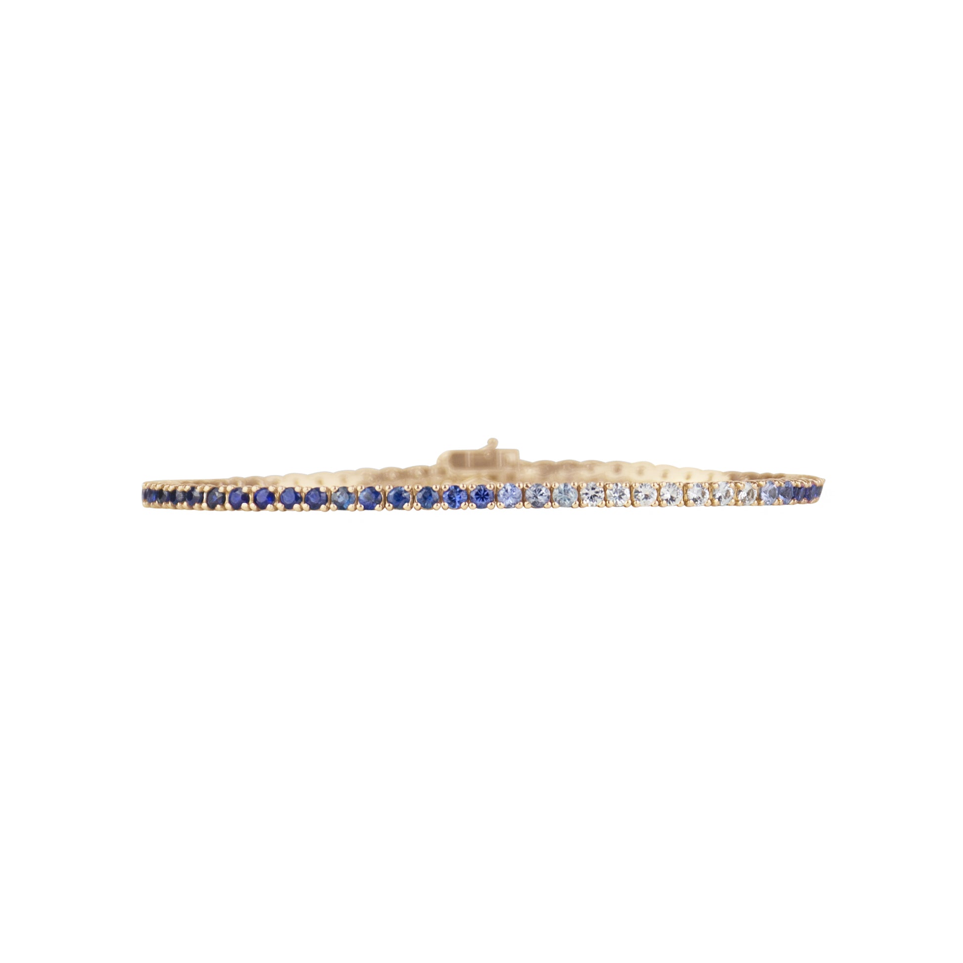 Blue Ombré Sapphires Bracelet - TENNIS CLUB