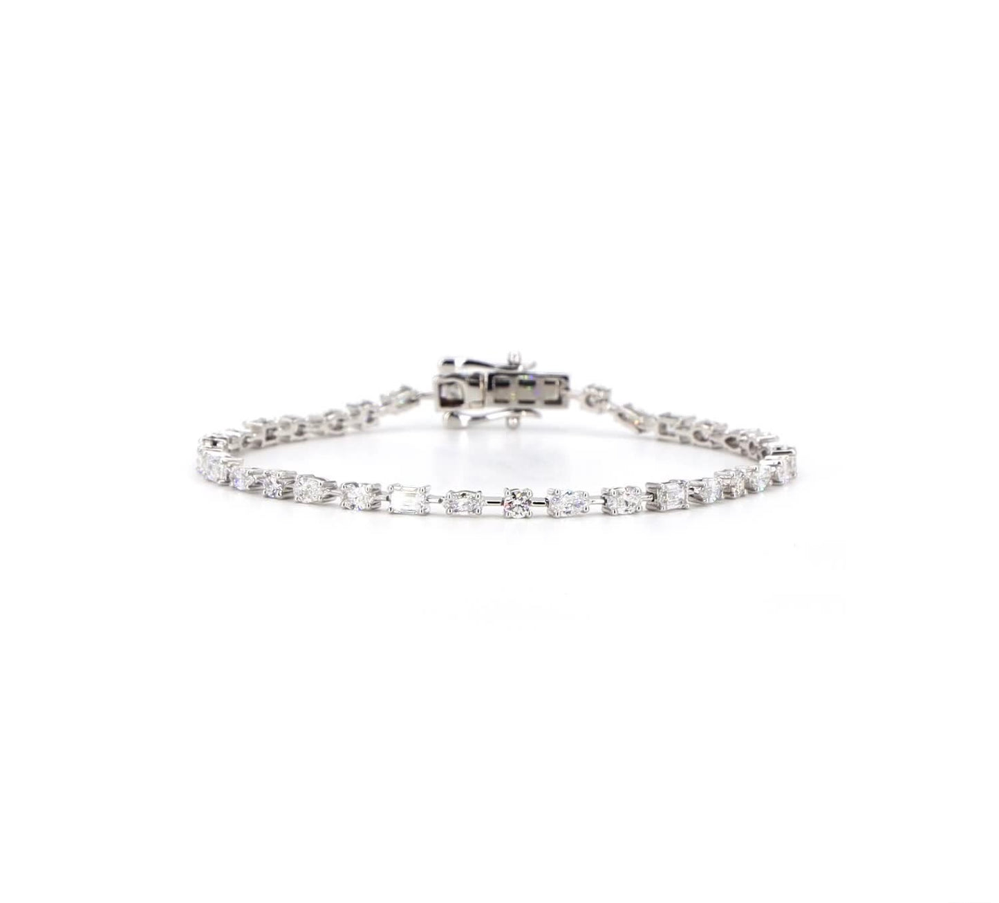 Fancy Shape Lab Diamond Bracelet - TENNIS CLUB