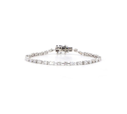 Fancy Shape Lab Diamond Bracelet - TENNIS CLUB