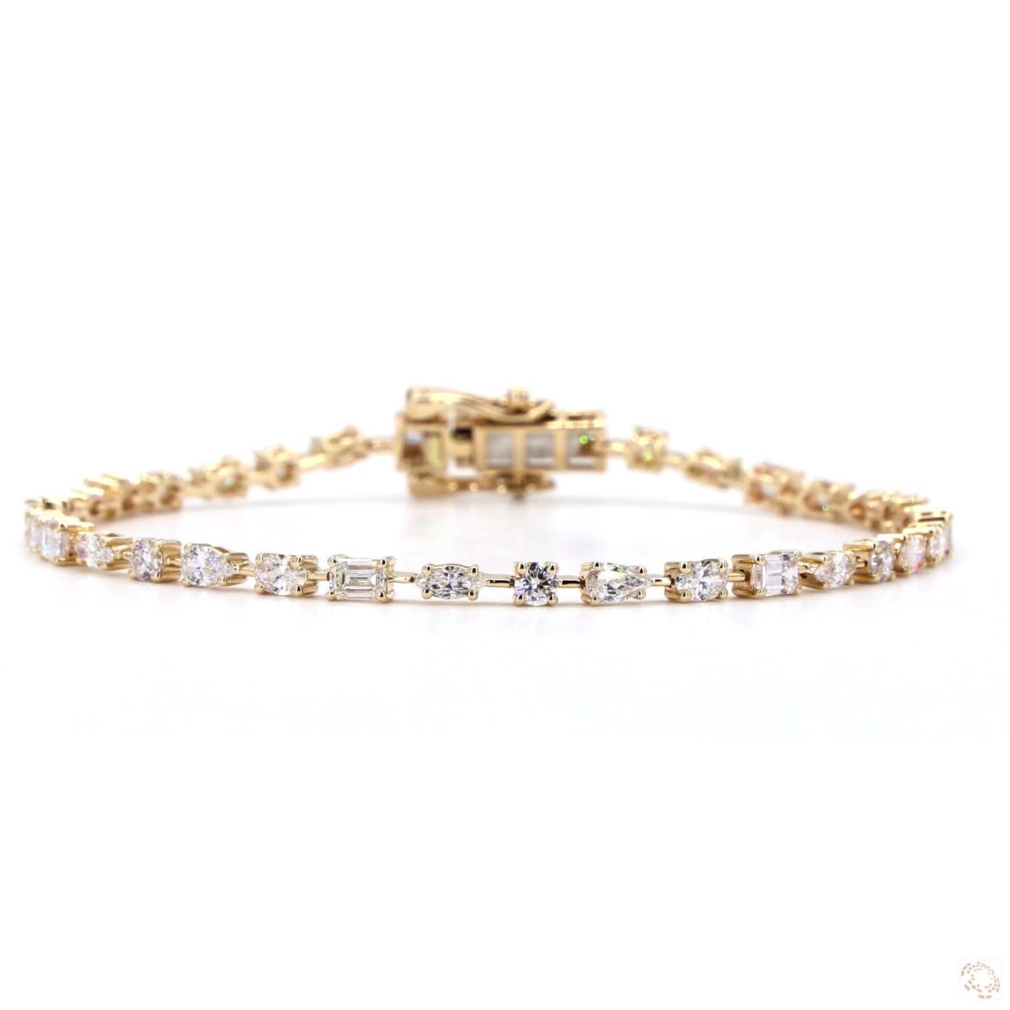 Fancy Shape Lab Diamond Bracelet - TENNIS CLUB