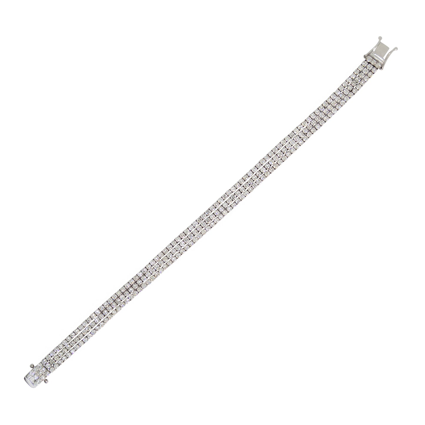 Diamond Triple Row Tennis Bracelet - TENNIS CLUB