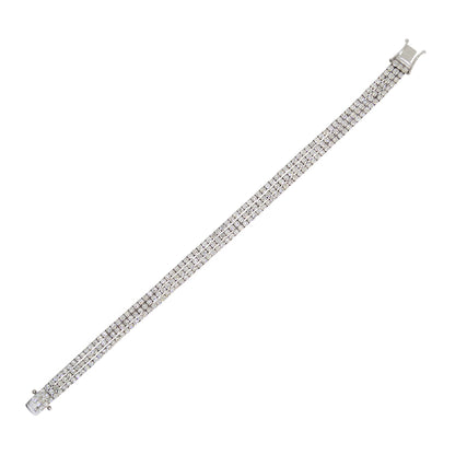 Diamond Triple Row Tennis Bracelet - TENNIS CLUB