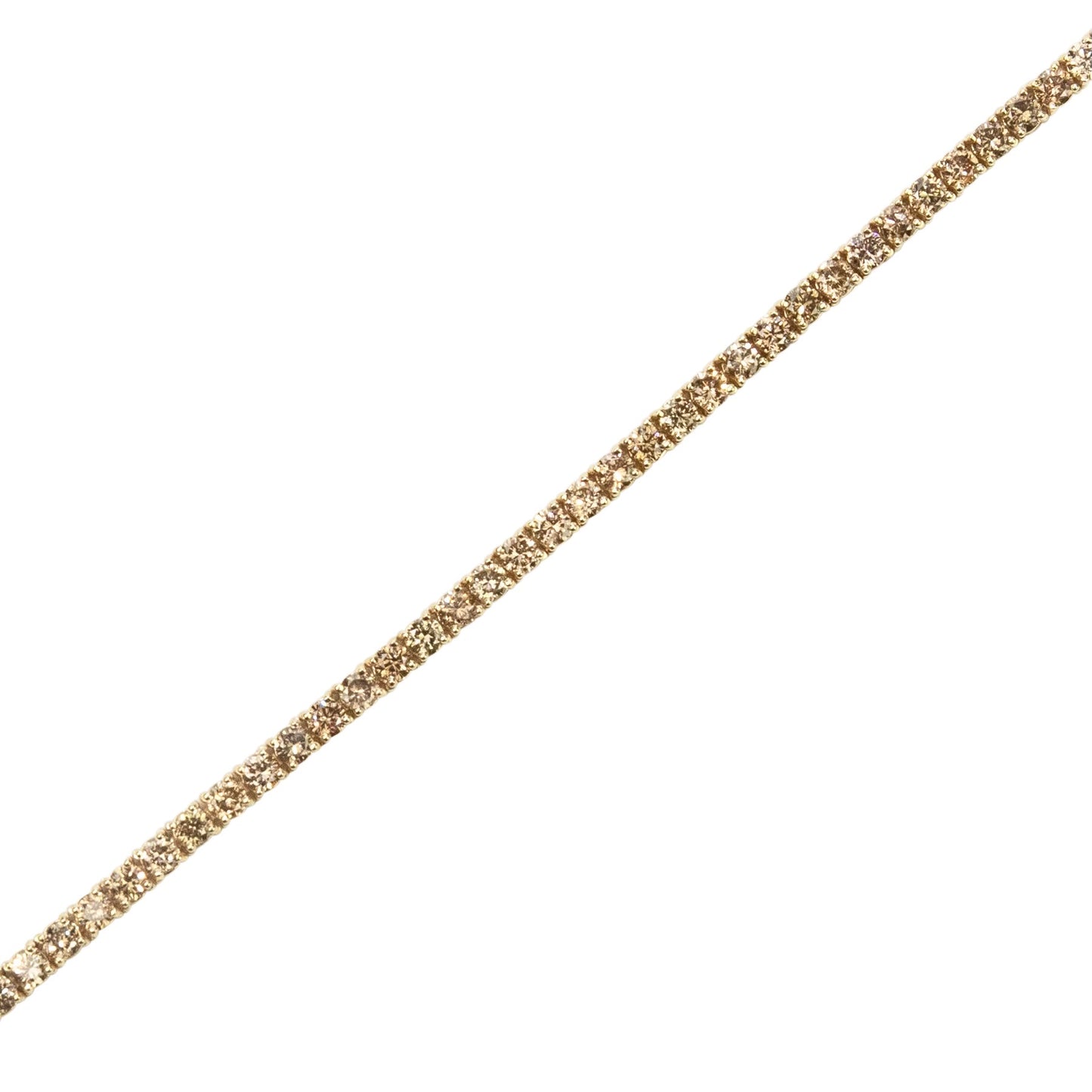 Fancy Champagne Fizz Diamonds Bracelet - TENNIS CLUB
