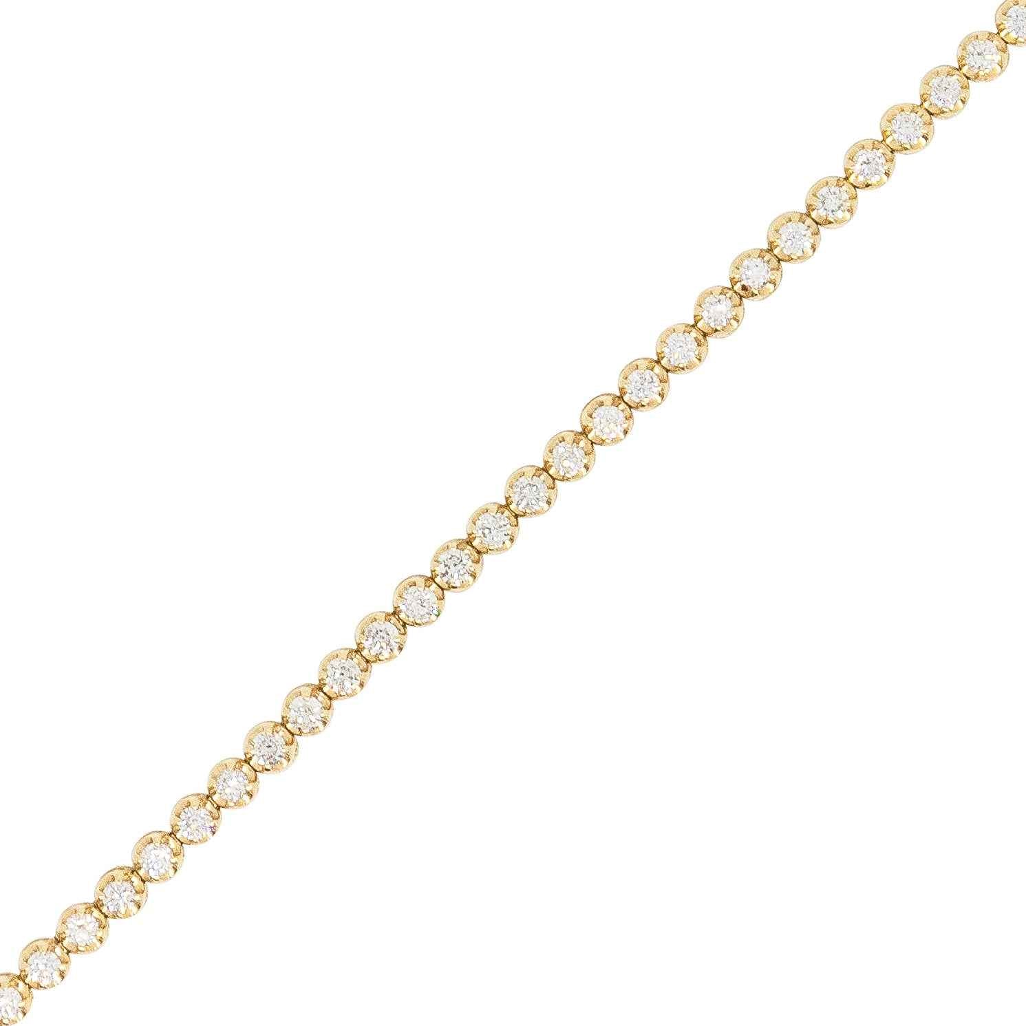 Diamond Buttercup Tennis Bracelet