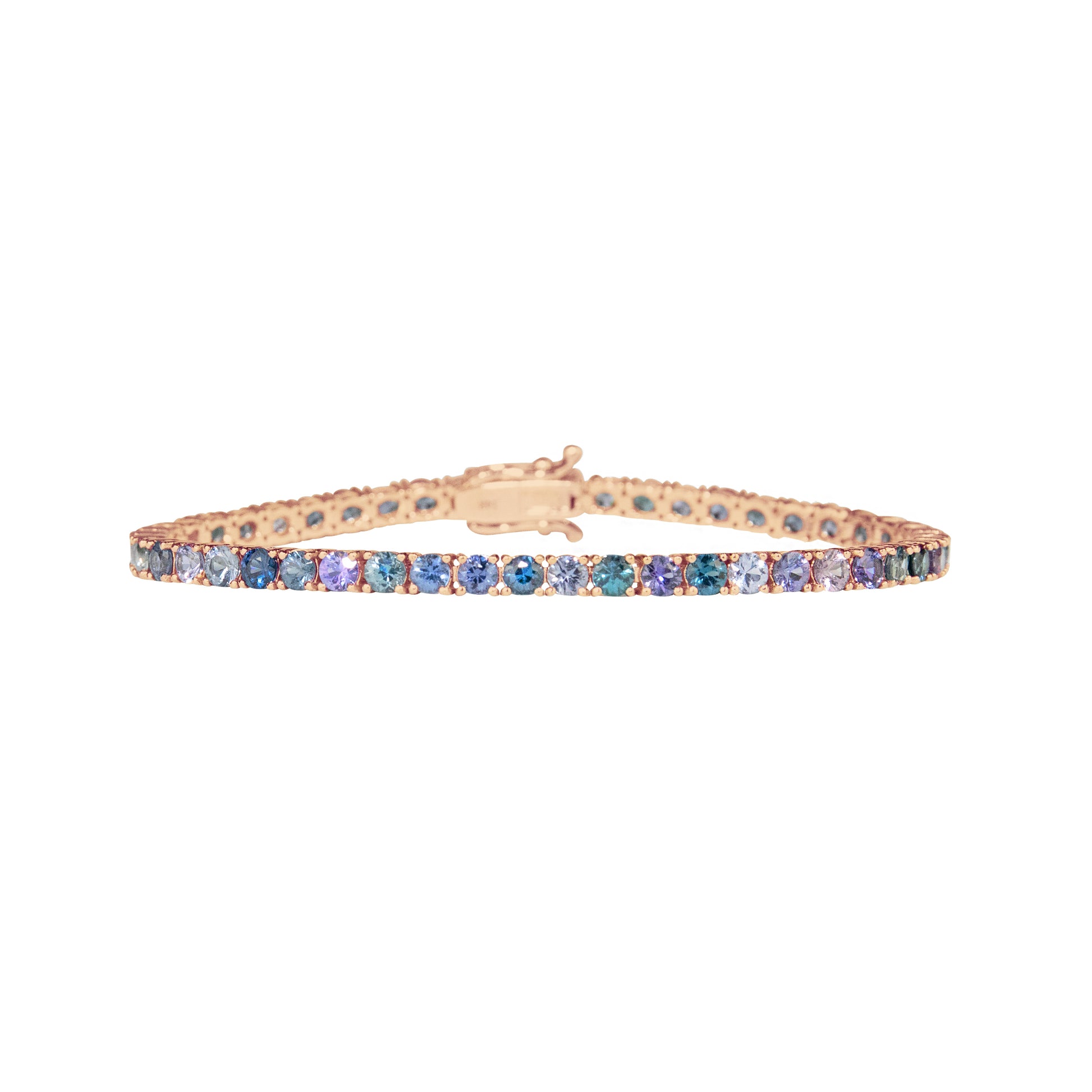 Spinel Blue Melange Bracelet - TENNIS CLUB