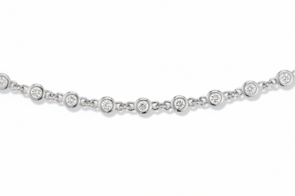 Full Bezel Diamond Necklace
