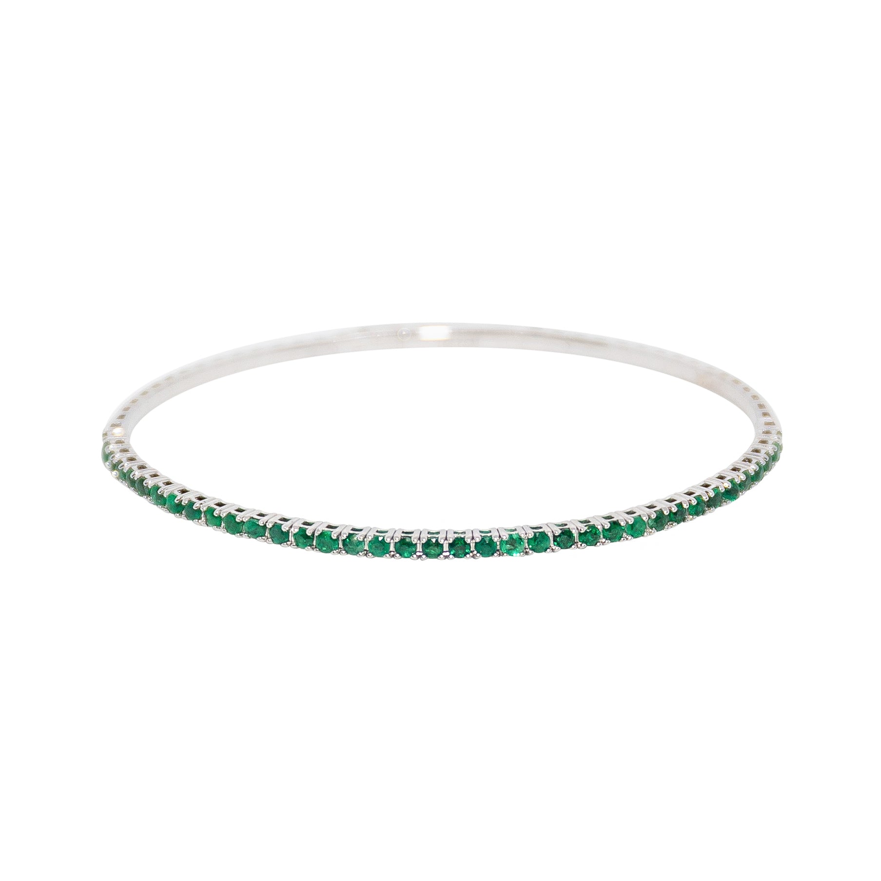 Emerald Flexible Tennis Bracelet - TENNIS CLUB