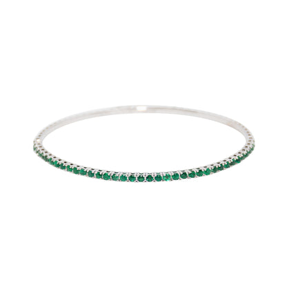 Emerald Flexible Tennis Bracelet - TENNIS CLUB