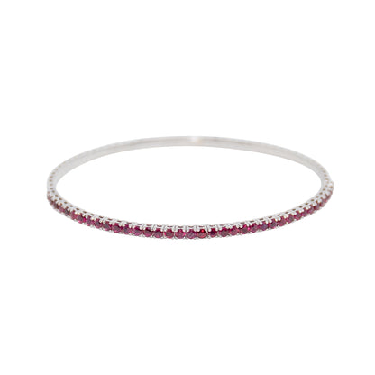 Ruby Flexible Tennis Bracelet - TENNIS CLUB