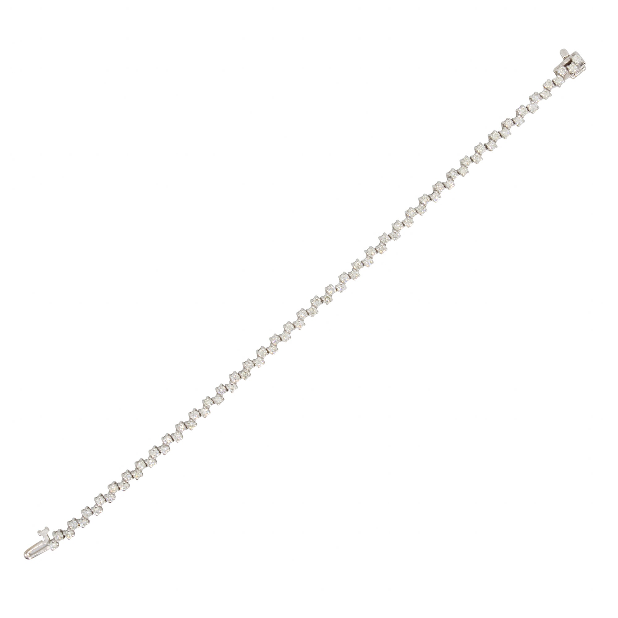 Zig-Zag Diamond Bracelet