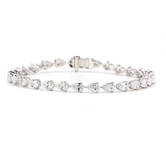 Pear EW Lab Diamond Bracelet