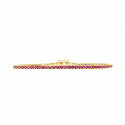 Ruby Tennis Bracelet