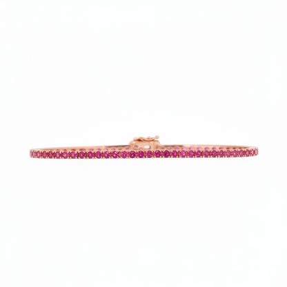 Ruby Tennis Bracelet