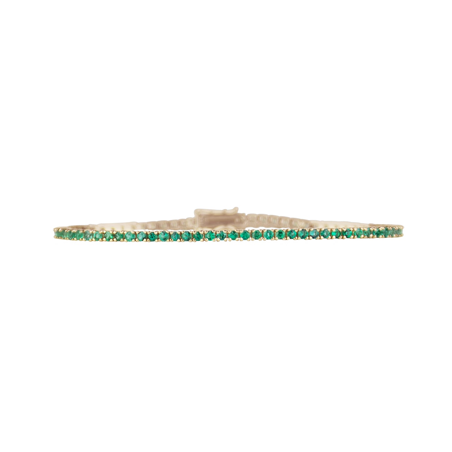 Green Emerald Bracelet - TENNIS CLUB