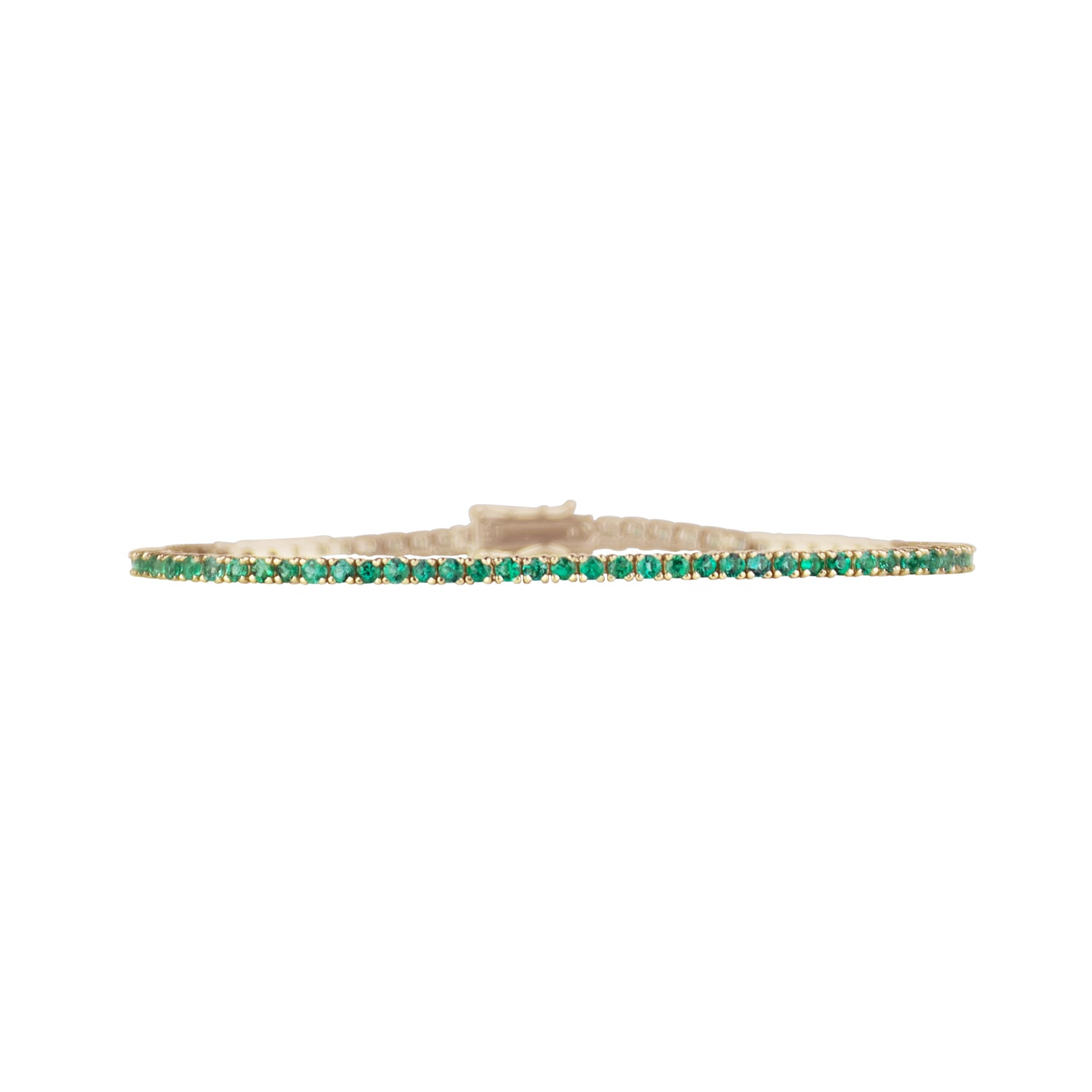 Green Emerald Bracelet - TENNIS CLUB