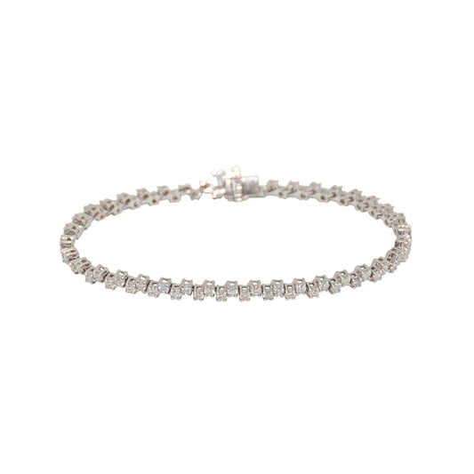 Zig-Zag Diamond Bracelet