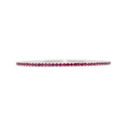 Ruby Flexible Tennis Bracelet - TENNIS CLUB