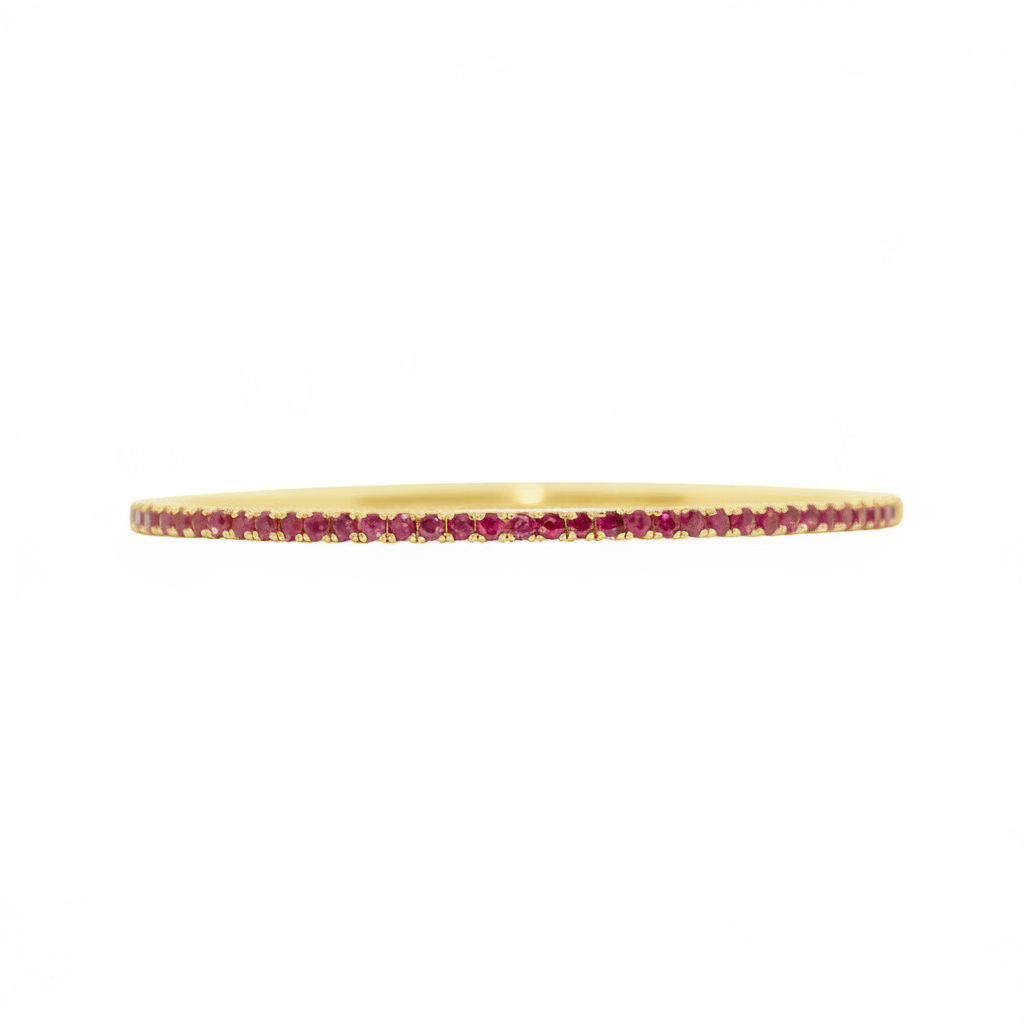 Ruby Flexible Tennis Bracelet