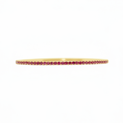 Ruby Flexible Tennis Bracelet