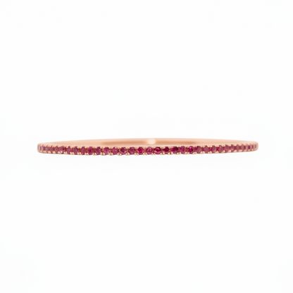 Ruby Flexible Tennis Bracelet