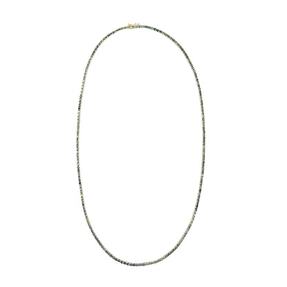Bi-Color Fancy Sapphires Necklace - TENNIS CLUB