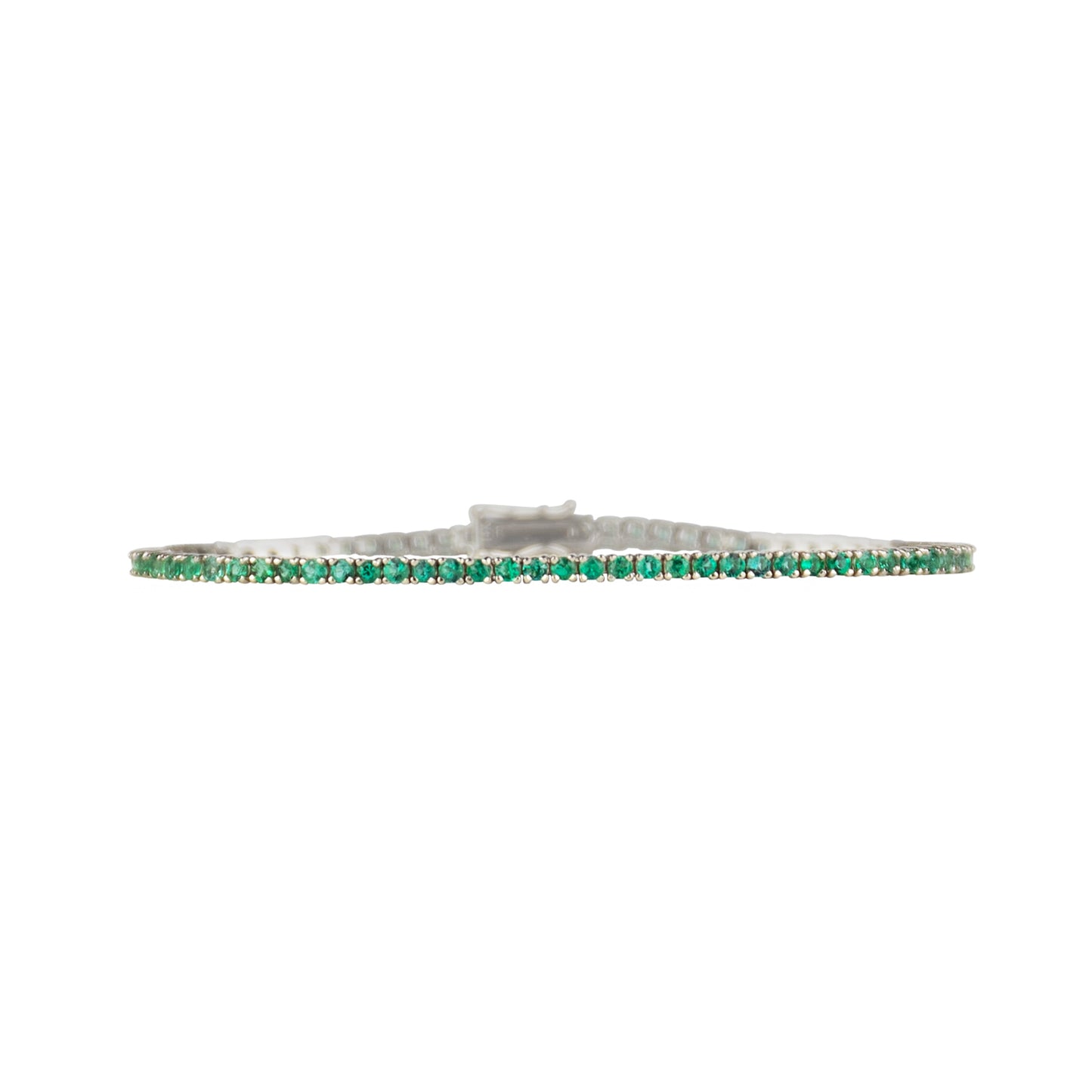 Green Emerald Bracelet - TENNIS CLUB